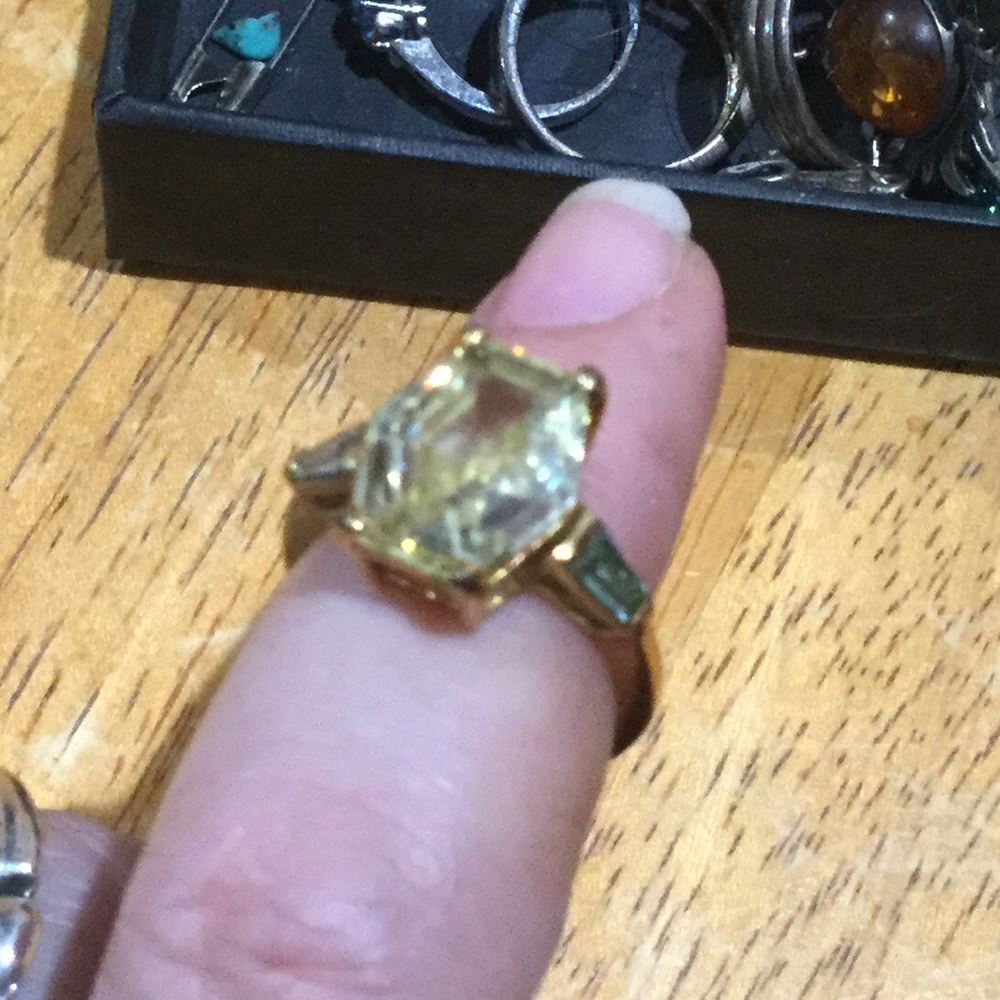 Yellow Stone Ring - image 5